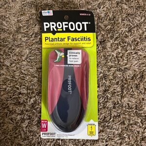 PROFOOT Shoe inserts for plantar fasciitis Women’s 6-10 NEW